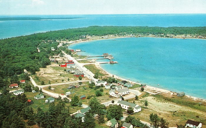 St. James (Beaver Island) - Old Postcard